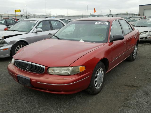 2G4WS52M4X1536266 - 1999 BUICK CENTURY CU RED photo 2