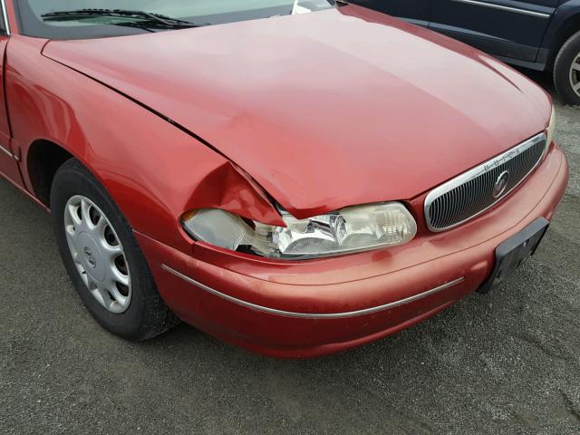 2G4WS52M4X1536266 - 1999 BUICK CENTURY CU RED photo 9