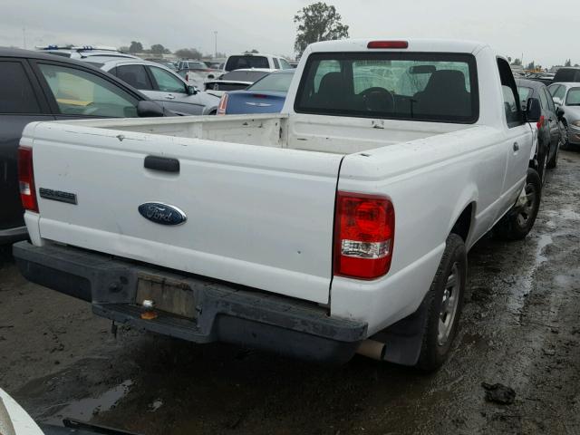 1FTYR10U08PA09351 - 2008 FORD RANGER WHITE photo 4