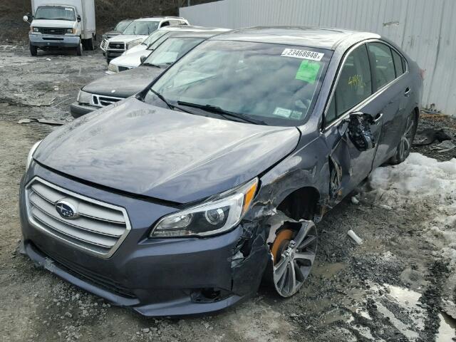 4S3BNAL60F3004864 - 2015 SUBARU LEGACY 2.5 BLUE photo 2