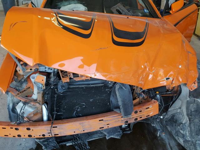 2C3CDXCT6EH303579 - 2014 DODGE CHARGER R/ ORANGE photo 7