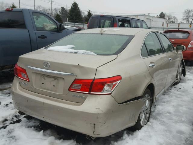 JTHBK1EG3A2395732 - 2010 LEXUS ES 350 TAN photo 4