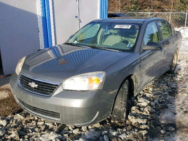 1G1ZS58F37F307072 - 2007 CHEVROLET MALIBU LS GRAY photo 2