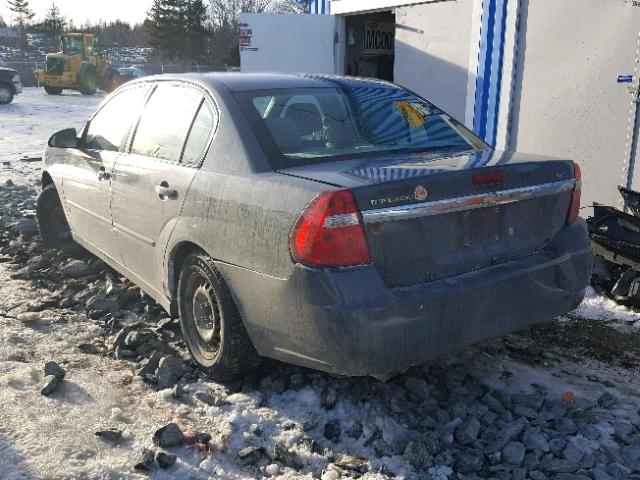 1G1ZS58F37F307072 - 2007 CHEVROLET MALIBU LS GRAY photo 3