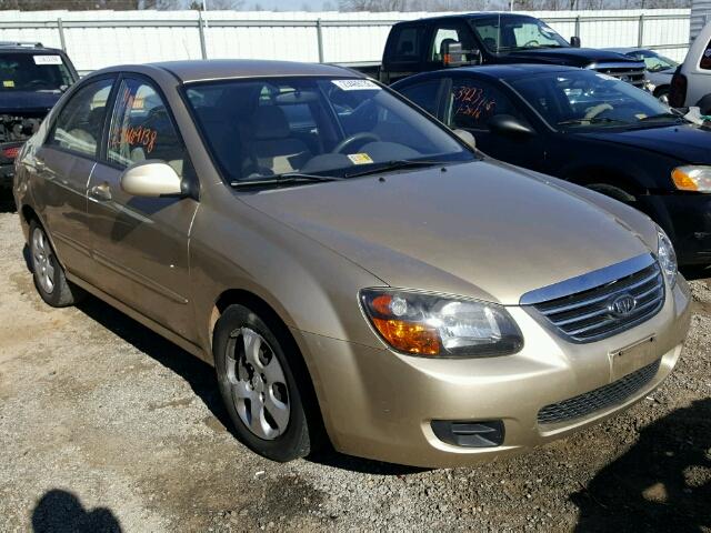 KNAFE221295661314 - 2009 KIA SPECTRA EX GOLD photo 1