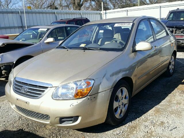 KNAFE221295661314 - 2009 KIA SPECTRA EX GOLD photo 2