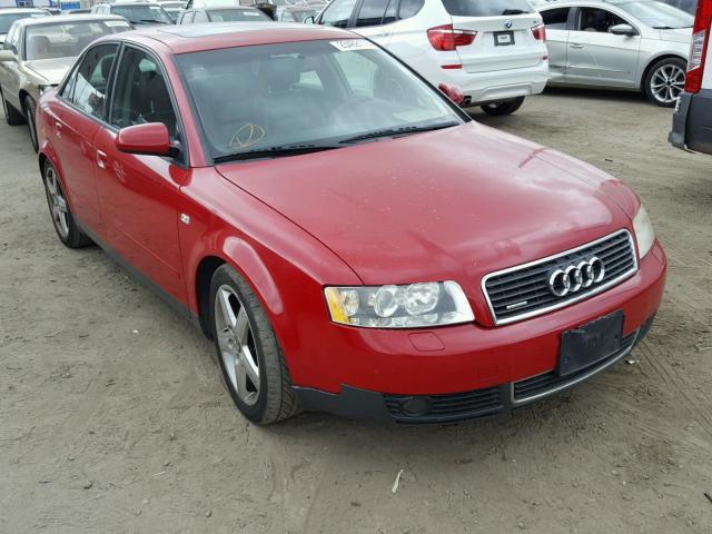 WAULC68E03A251099 - 2003 AUDI A4 1.8T QU RED photo 1