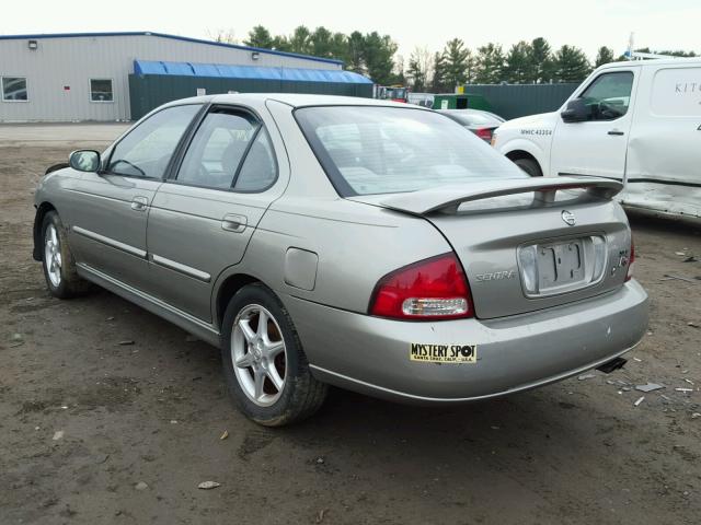 3N1AB51D92L707233 - 2002 NISSAN SENTRA SE- BROWN photo 3