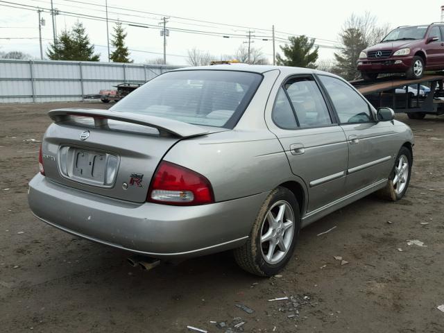 3N1AB51D92L707233 - 2002 NISSAN SENTRA SE- BROWN photo 4