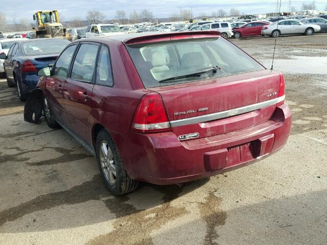 1G1ZT62895F119117 - 2005 CHEVROLET MALIBU MAX RED photo 3