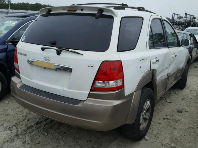 KNDJD733X45266934 - 2004 KIA SORENTO EX WHITE photo 9