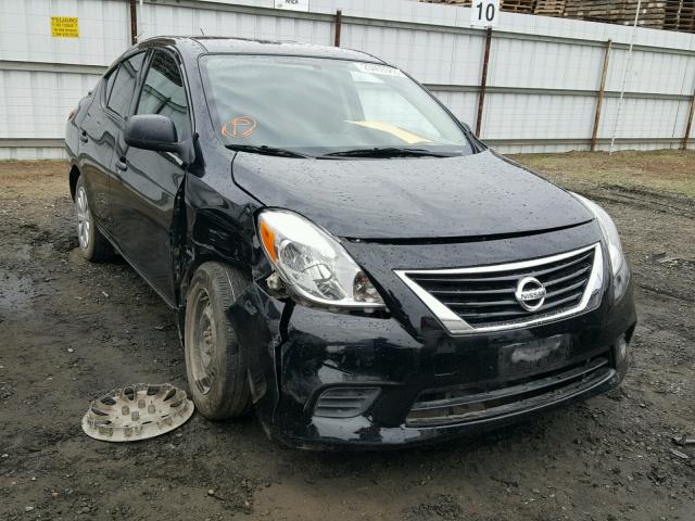 3N1CN7AP1EL876009 - 2014 NISSAN VERSA S BLACK photo 1