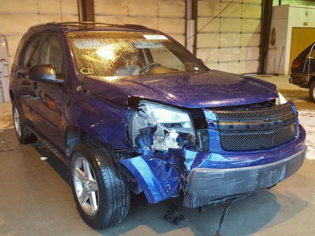 2CNDL73FX56153769 - 2005 CHEVROLET EQUINOX LT BLUE photo 1