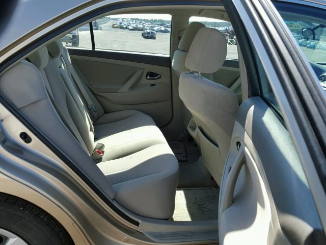 4T1BF3EK8AU006203 - 2010 TOYOTA CAMRY BASE BEIGE photo 6