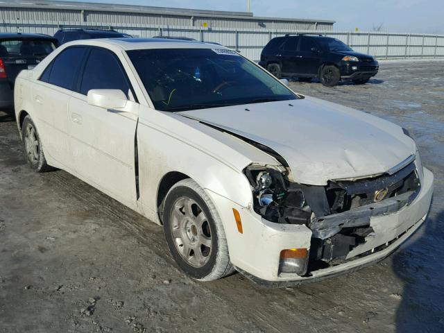 1G6DM577640129259 - 2004 CADILLAC CTS WHITE photo 1