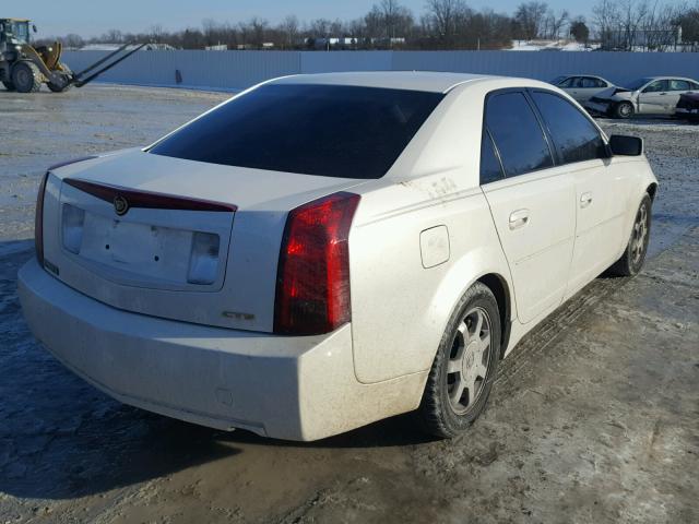 1G6DM577640129259 - 2004 CADILLAC CTS WHITE photo 4