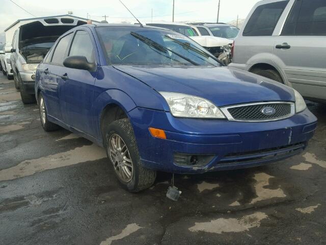 1FAFP34N65W133014 - 2005 FORD FOCUS ZX4 BLUE photo 1