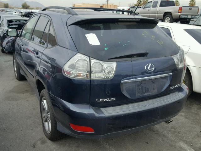 JTJGW31U560004907 - 2006 LEXUS RX 400 BLUE photo 3