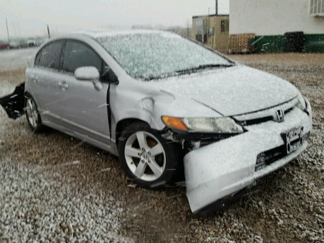 1HGFA16978L074059 - 2008 HONDA CIVIC EXL SILVER photo 1