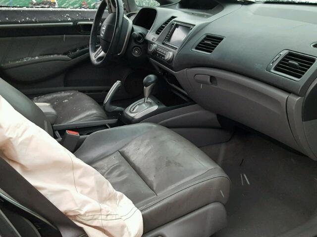 1HGFA16978L074059 - 2008 HONDA CIVIC EXL SILVER photo 5