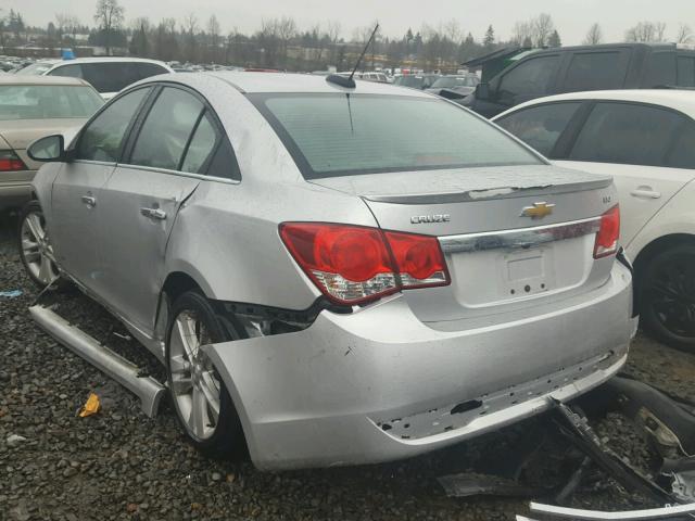 1G1PG5SB8G7183597 - 2016 CHEVROLET CRUZE LIMI SILVER photo 3