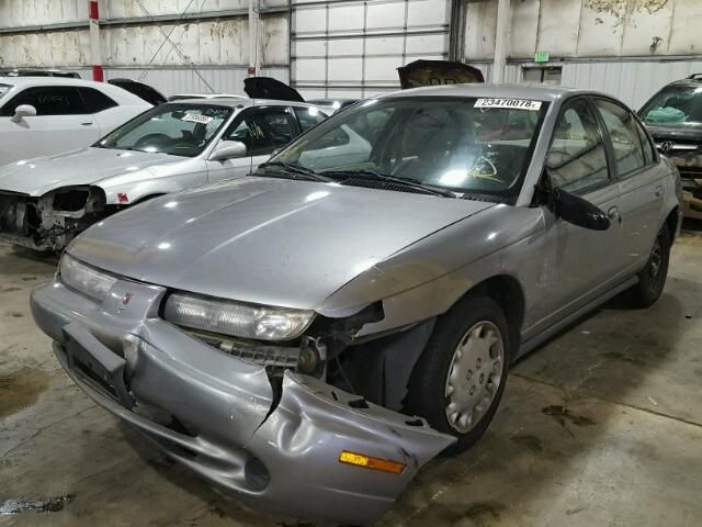 1G8ZK5279VZ313103 - 1997 SATURN SL2 GRAY photo 2