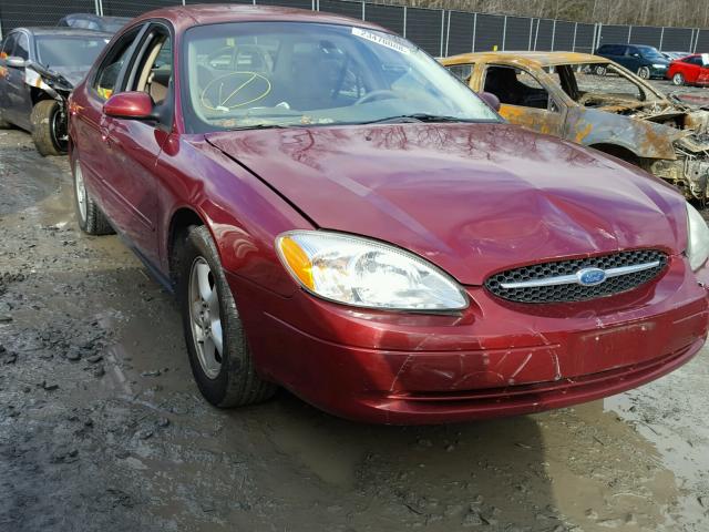 1FAFP53U63G139567 - 2003 FORD TAURUS SE RED photo 1