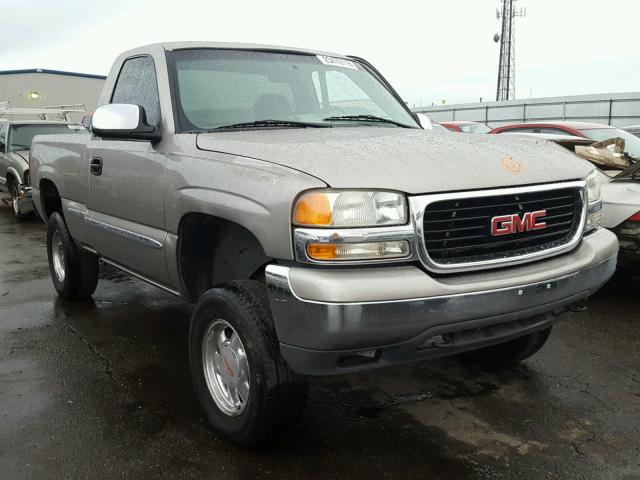 1GTEC14T3YZ282505 - 2000 GMC NEW SIERRA TAN photo 1