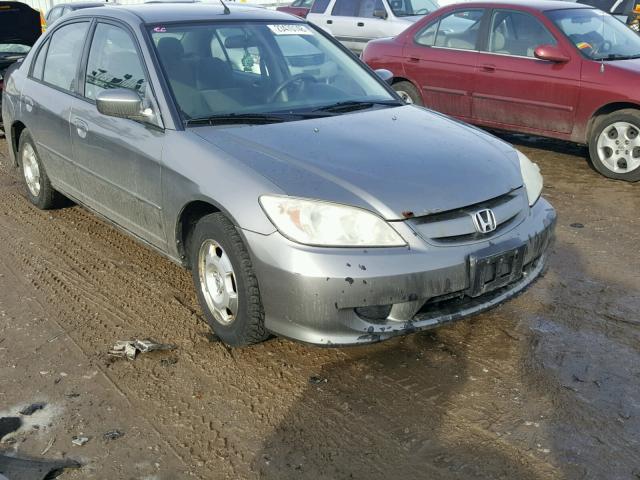 JHMES96614S004101 - 2004 HONDA CIVIC HYBR GRAY photo 1