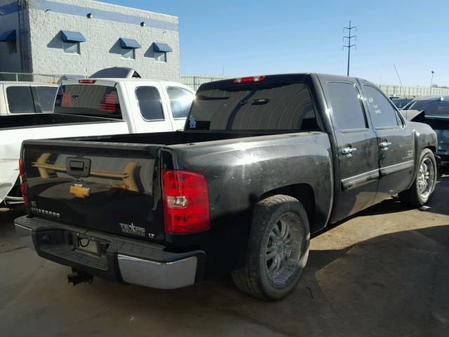 3GCPCSE04CG277762 - 2012 CHEVROLET SILVERADO BLACK photo 4