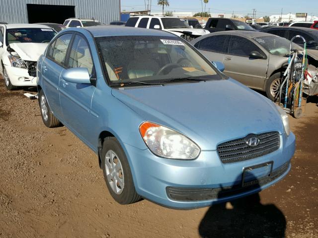 KMHCN46C58U276410 - 2008 HYUNDAI ACCENT GLS BLUE photo 1