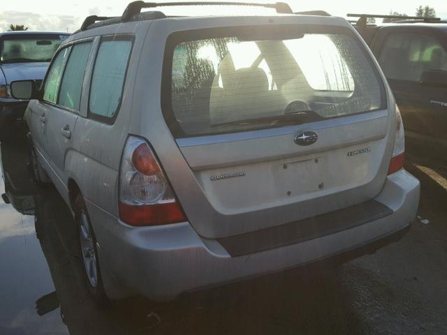 JF1SG65646G715597 - 2006 SUBARU FORESTER 2 BEIGE photo 3