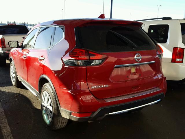 JN8AT2MTXHW391425 - 2017 NISSAN ROGUE S RED photo 3