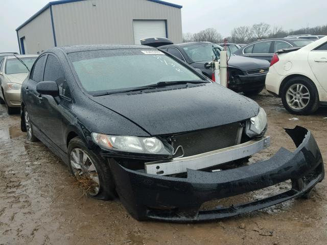 19XFA1F90AE065619 - 2010 HONDA CIVIC EXL BLACK photo 1