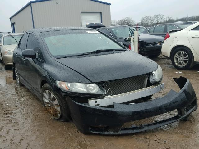 19XFA1F90AE065619 - 2010 HONDA CIVIC EXL BLACK photo 1