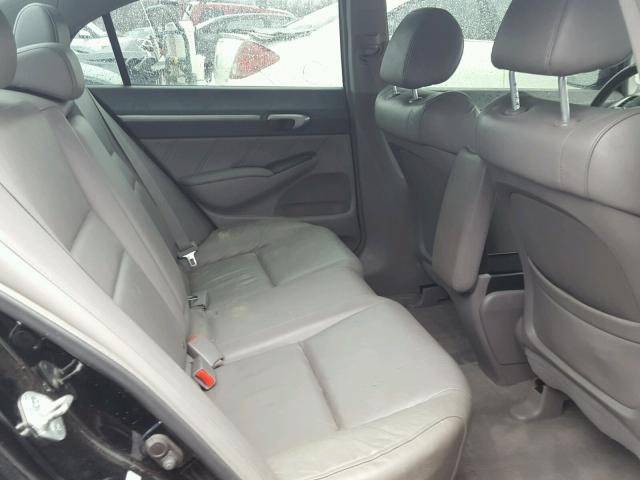 19XFA1F90AE065619 - 2010 HONDA CIVIC EXL BLACK photo 6