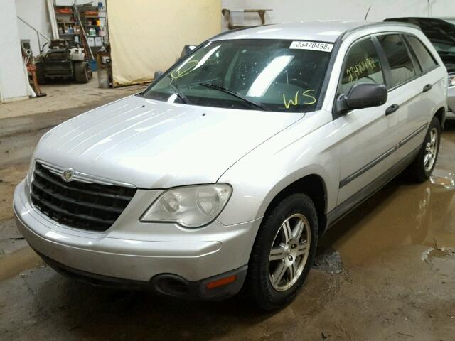 2A8GM48L87R256632 - 2007 CHRYSLER PACIFICA ვერცხლისფერი ფოტო 2