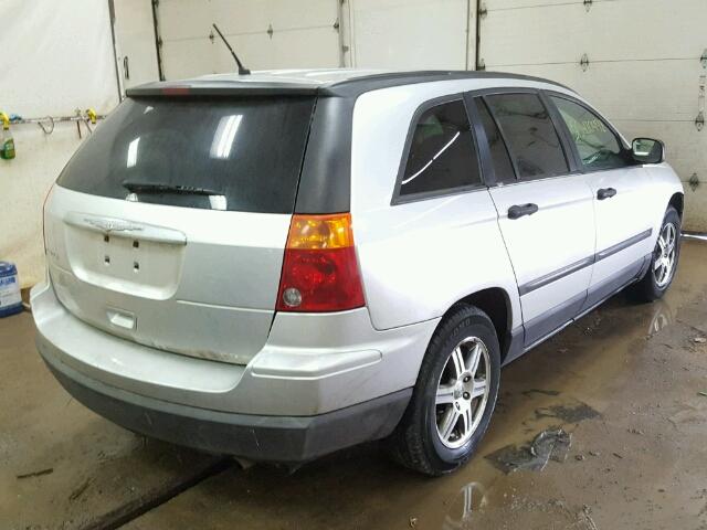 2A8GM48L87R256632 - 2007 CHRYSLER PACIFICA ვერცხლისფერი ფოტო 4