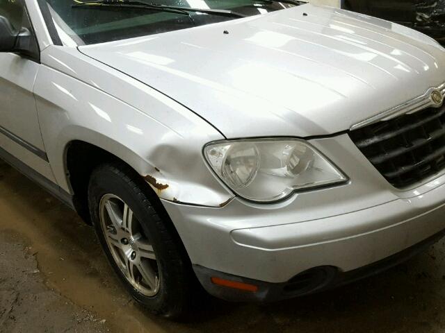 2A8GM48L87R256632 - 2007 CHRYSLER PACIFICA ვერცხლისფერი ფოტო 9