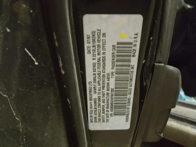 4S3BG6852W7607282 - 1998 SUBARU LEGACY 30T BLACK photo 10