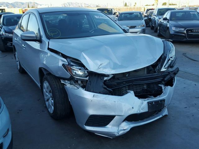 3N1AB7AP3GY211294 - 2016 NISSAN SENTRA S SILVER photo 1