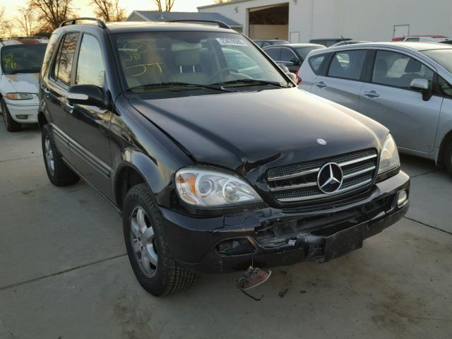 4JGAB75E53A383651 - 2003 MERCEDES-BENZ ML 500 BLACK photo 1