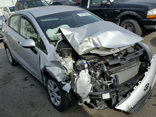 KNADM4A38G6668994 - 2016 KIA RIO LX Արծաթագույն լուսանկար 1