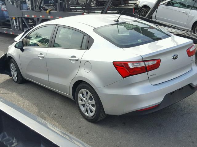 KNADM4A38G6668994 - 2016 KIA RIO LX Արծաթագույն լուսանկար 3