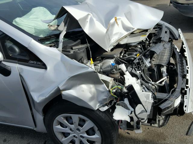 KNADM4A38G6668994 - 2016 KIA RIO LX Արծաթագույն լուսանկար 9