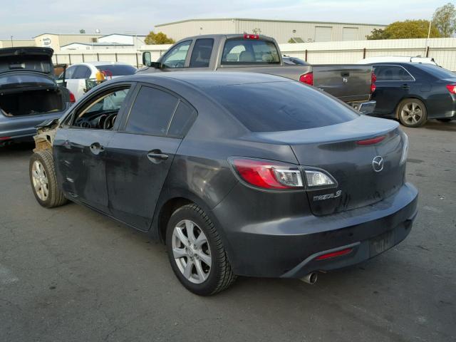 JM1BL1SG6A1312268 - 2010 MAZDA 3 I GRAY photo 3