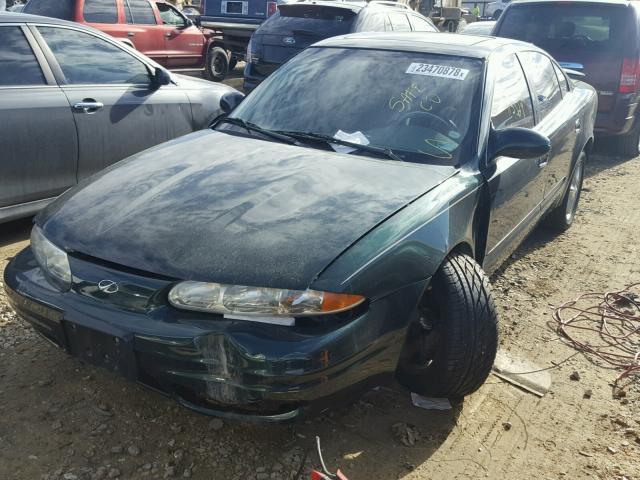 1G3NL52E72C166021 - 2002 OLDSMOBILE ALERO GL GREEN photo 2