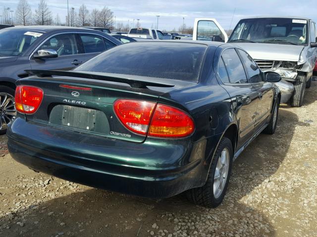 1G3NL52E72C166021 - 2002 OLDSMOBILE ALERO GL GREEN photo 4