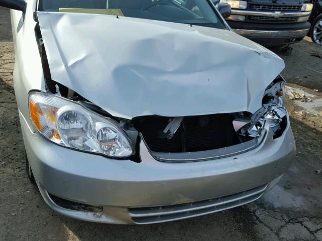 1NXBR32E83Z147426 - 2003 TOYOTA COROLLA CE SILVER photo 9