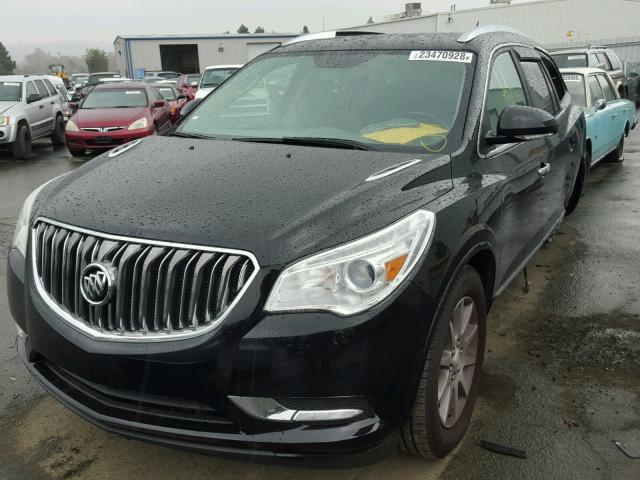5GAKRAKD4HJ105300 - 2017 BUICK ENCLAVE BLACK photo 2